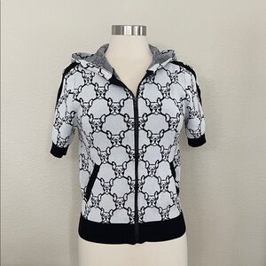 New York & Company Black and White Knit Sweater